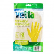 Перчатки резиновые (L) Vetta